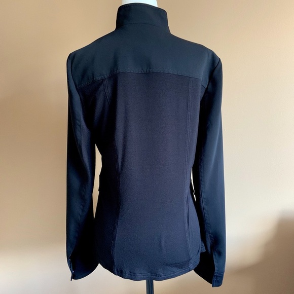 Tahari mixed fabric black jacket - Picture 5 of 10